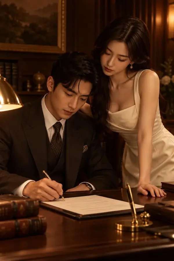短剧《亿万总裁的契约新娘》豪门题材海报